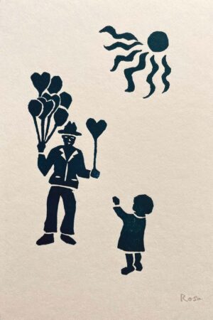 Man with Balloons
